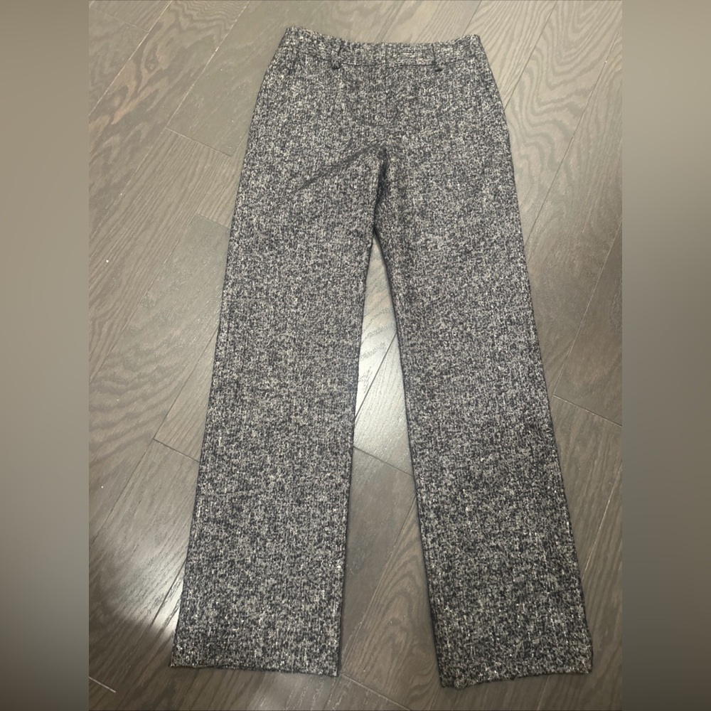 christian dior Women’s Paris wool pants Size 2 Small Black White gray Pattern - Picture 3 of 8